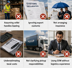 Pogreške u međunarodnoj otpremi i logistički nesporazumi prema EXW uvjetima