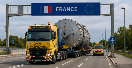 Međunarodni konvoj prevelikog tereta prelazi europske granice