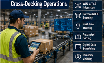 Tehnološki sustavi u skladištu koji se koriste u cross-docking logističkim operacijama