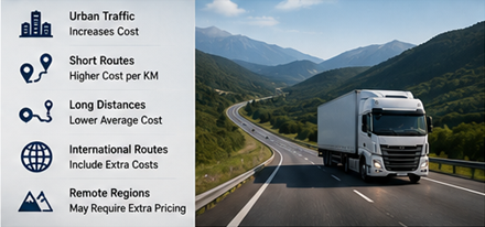 Cijene prijevoza robe na velike udaljenosti i europske logističke rute