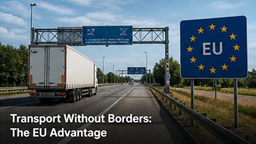 Kamion prelazi europsku granicu bez carine jedinstveno tržište EU slobodno kretanje robe autocesta Europa