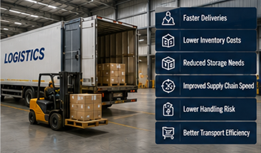 Europski logistički distribucijski centar koji koristi cross-docking operacije