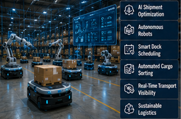 Budući automatizirani cross-docking objekt koji koristi robotiku, AI i pametnu logističku tehnologiju