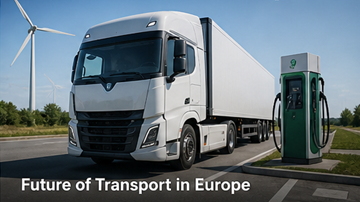 Električni kamioni zelena logistika Europa održivi prijevoz budućnost pametna logistika tehnologija