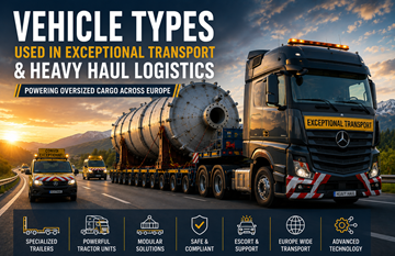 Kamioni za teški transport i specijalizirane prikolice koje prevoze prevelik teret diljem Europe