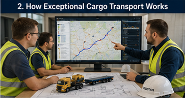 Planiranje logistike izvanrednih tereta i operacije prijevoza izvan gabarita