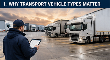 Logistički menadžer odabire vrstu transportnog vozila za dostavu tereta u Europi