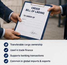 Financiranje međunarodne trgovine i Order Bill of Lading dokument u otpremi tereta