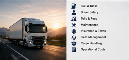 Objašnjenje cijena prijevoza robe po kilometru uz kamionsku logistiku i planiranje rute