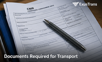 CMR transportni dokument račun logistička dokumentacija Europa dokumenti za prijevoz tereta