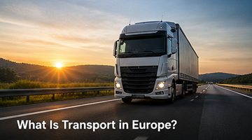 Europski transportni sustav kamioni vlakovi brodovi i zrakoplovi kretanje robe kroz Europu logistička mreža