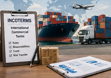 Operacije međunarodne trgovine s brodskim kontejnerima, transportnim dokumentima i koordinacijom globalne logistike