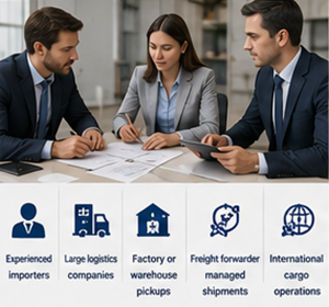 Logistički stručnjaci u poslovanju planiraju međunarodne pošiljke koristeći EXW Incoterms