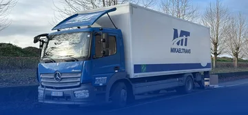 Prijevoznik Kamion Mercedes Atego u Gent Belgija
